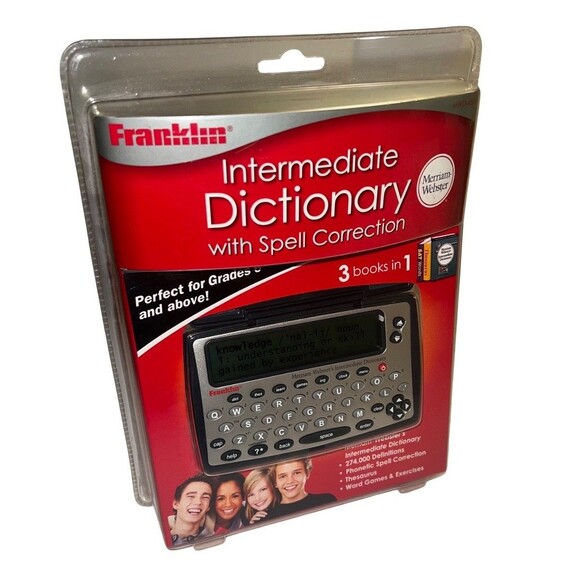 Franklin MWD-460A Merriam-Webster Intermediate Dictionary Spell Correction New - Picture 1 of 3